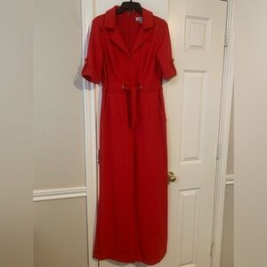 Shelby & Palmer Red Jumpsuit